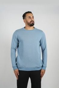 Plain Sky Blue Sweater