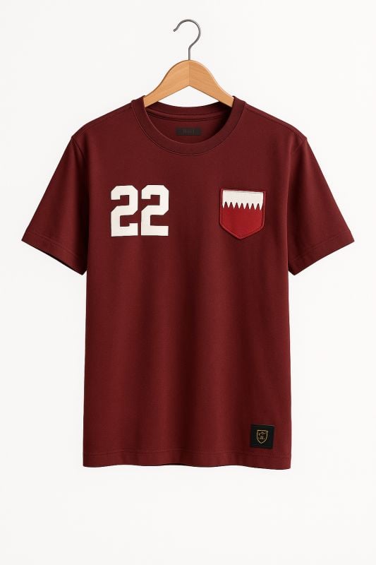 QATAR 22 (Without Collar) - Football Town T-Shirt
