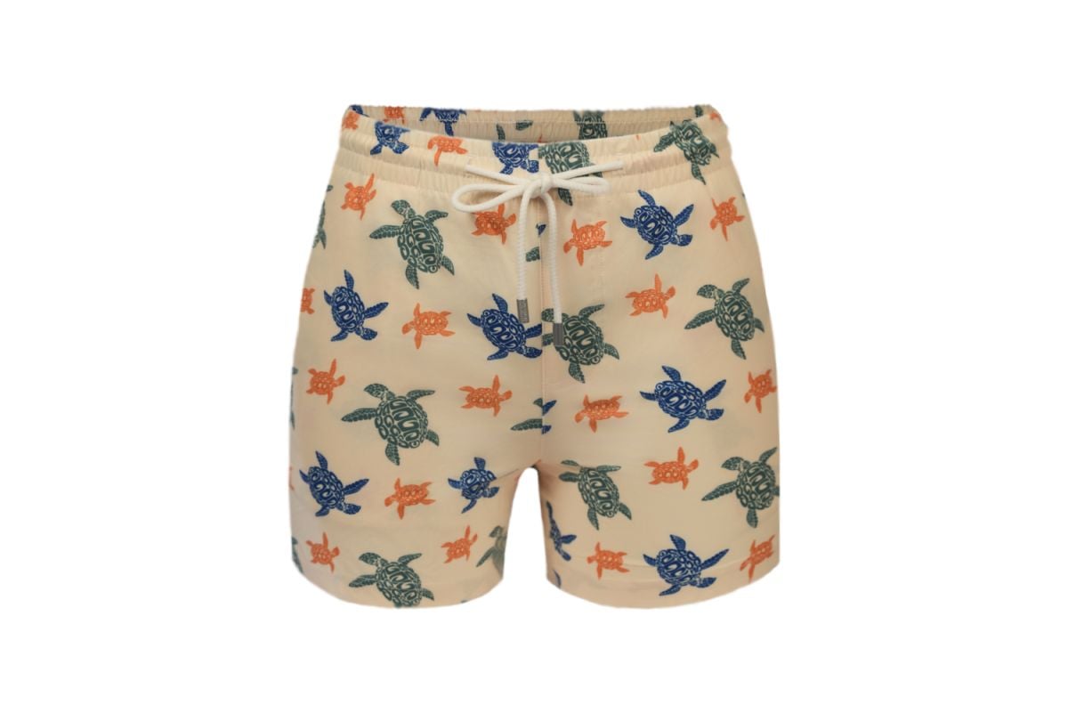 Turtle Drift - Swim Shorts Beige