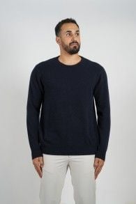 Wool Pullover Circle Neck - Black
