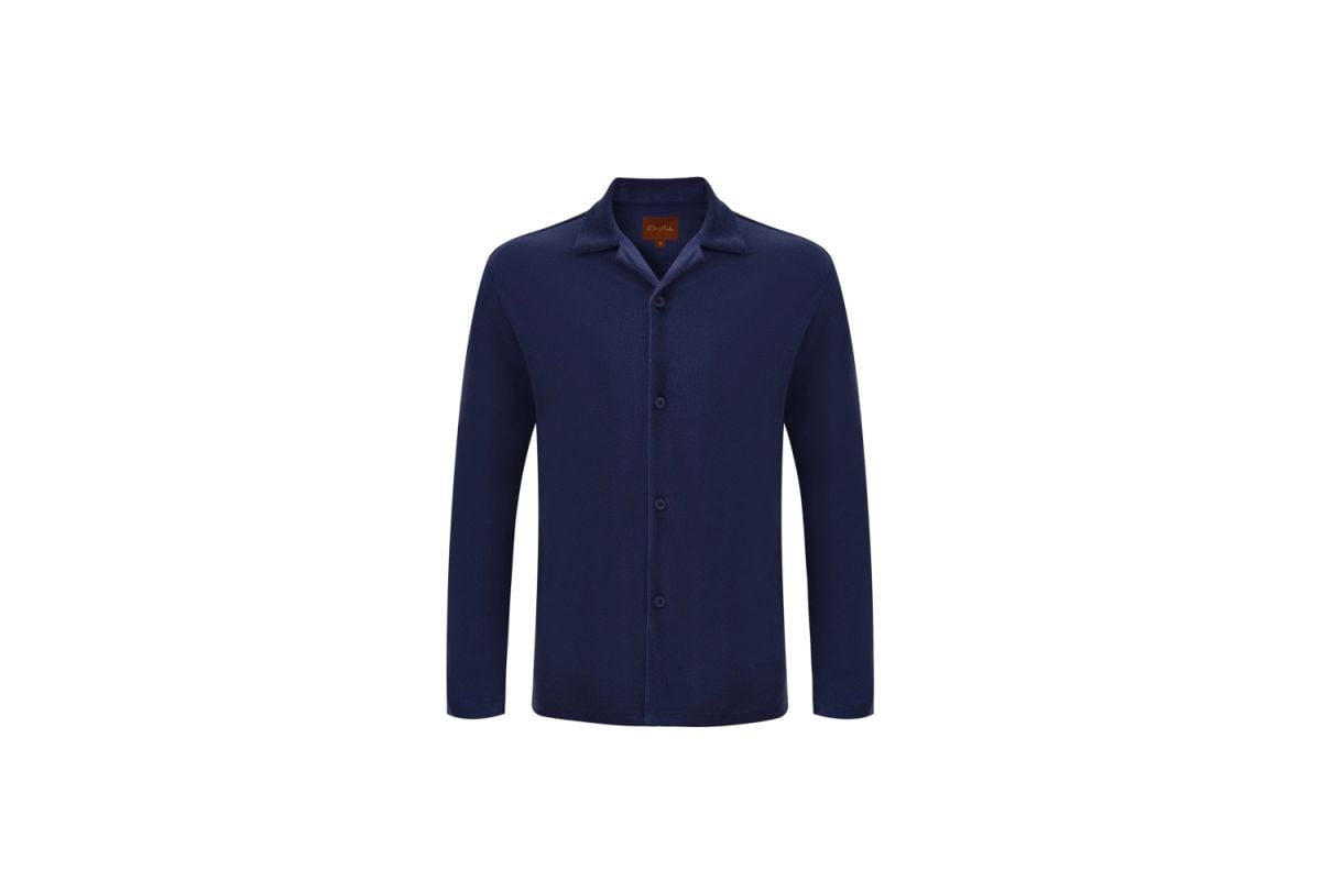 Navy Howell Long-Sleeve Shirt