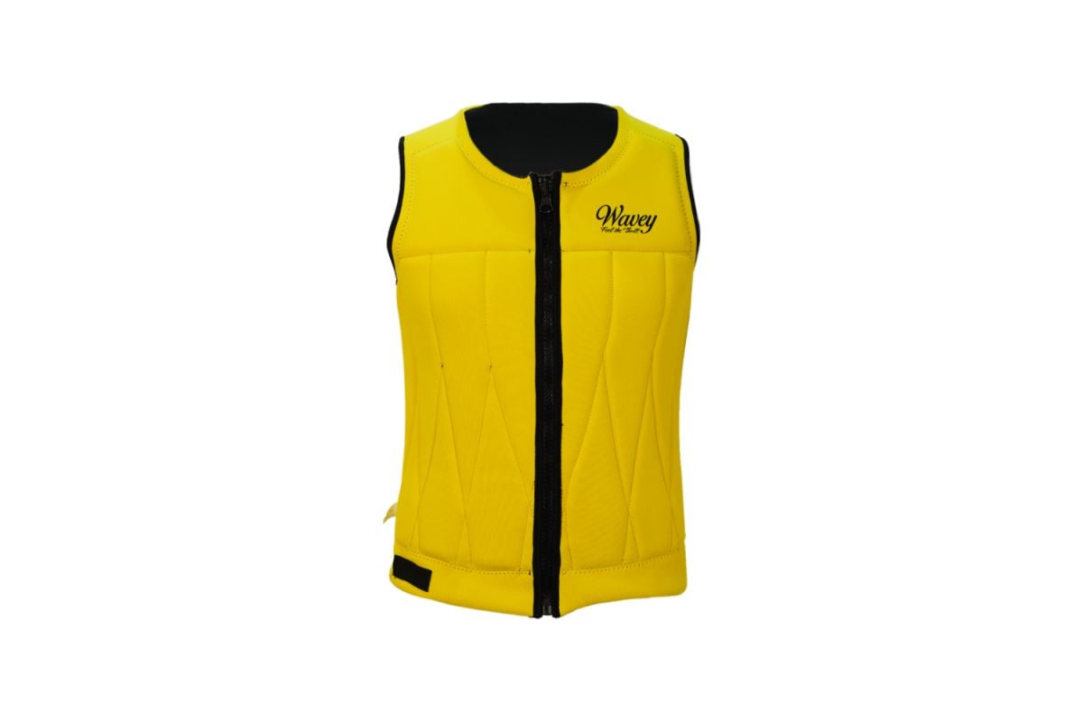 Reversible Jet Ski Life Vest Jacket- Yellow & Black