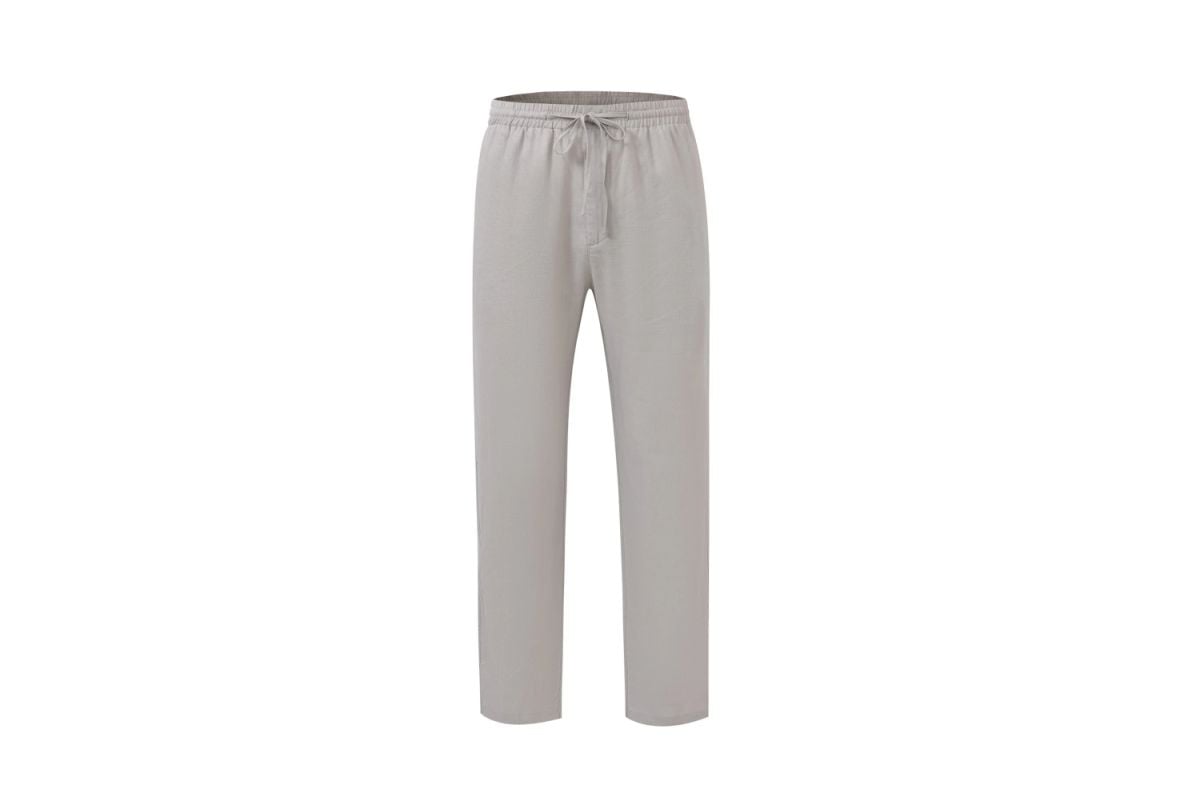 Grey Linen Pants