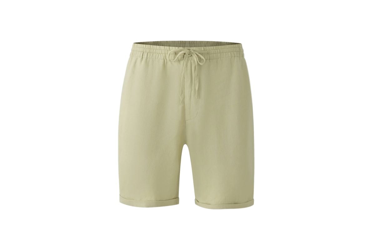 MintGreen Linen Short