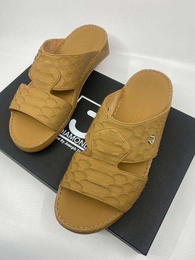 J-Diamond SIGNATURE PYTHON HAVAN Sandals – Premium Italian Exotic Leather