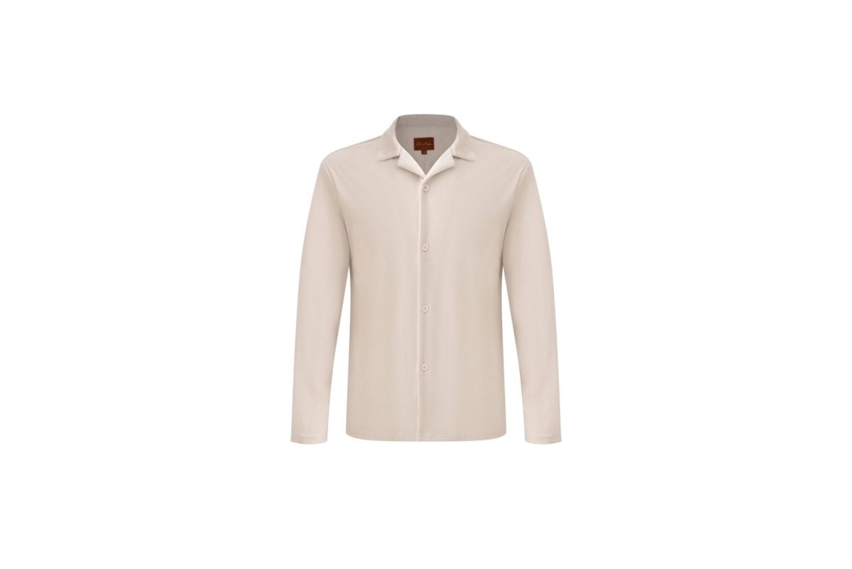 Beige Howell Long-Sleeve Shirt