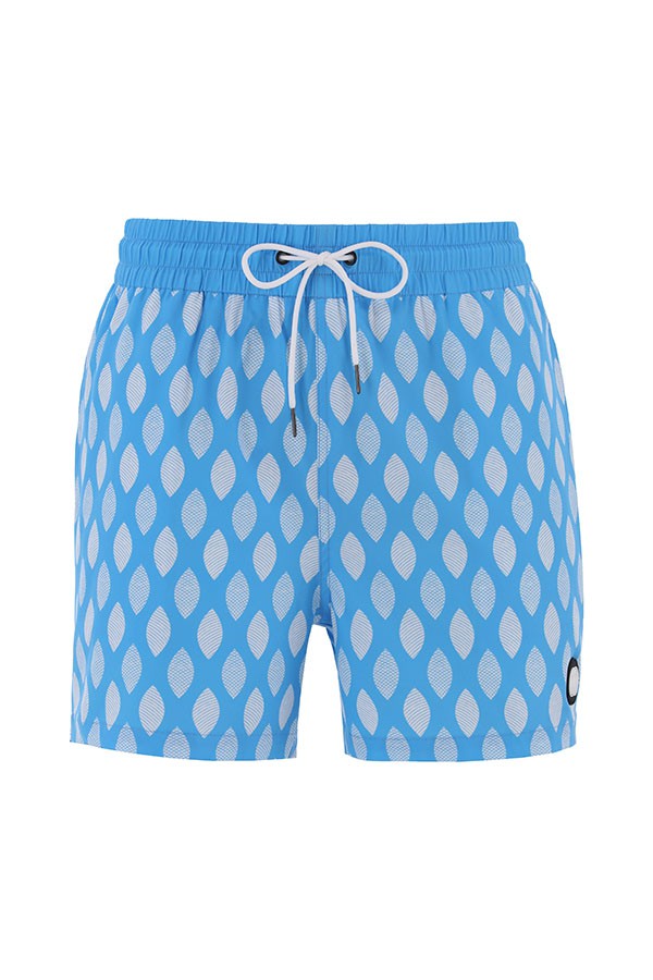 SWIMSHORTS-SKYBLUE - FISH SHAPE