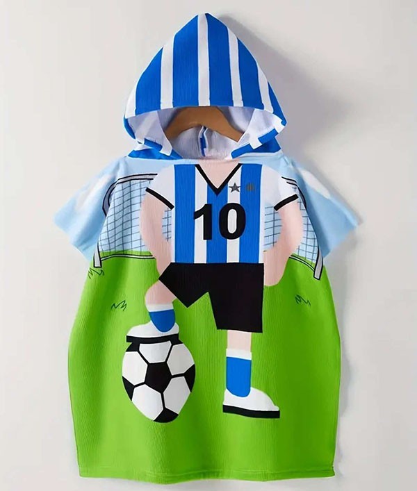 Beach Hoodie Towel - Football Player